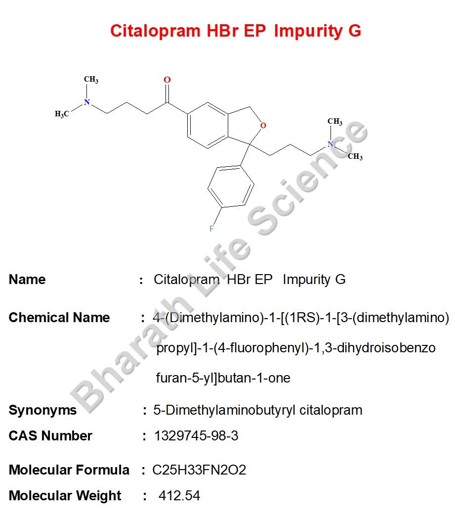 Citalopram  HBr EP   Impurity G  